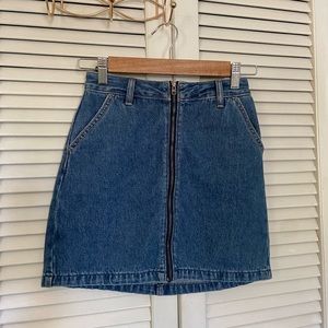 Hollister denim skirt